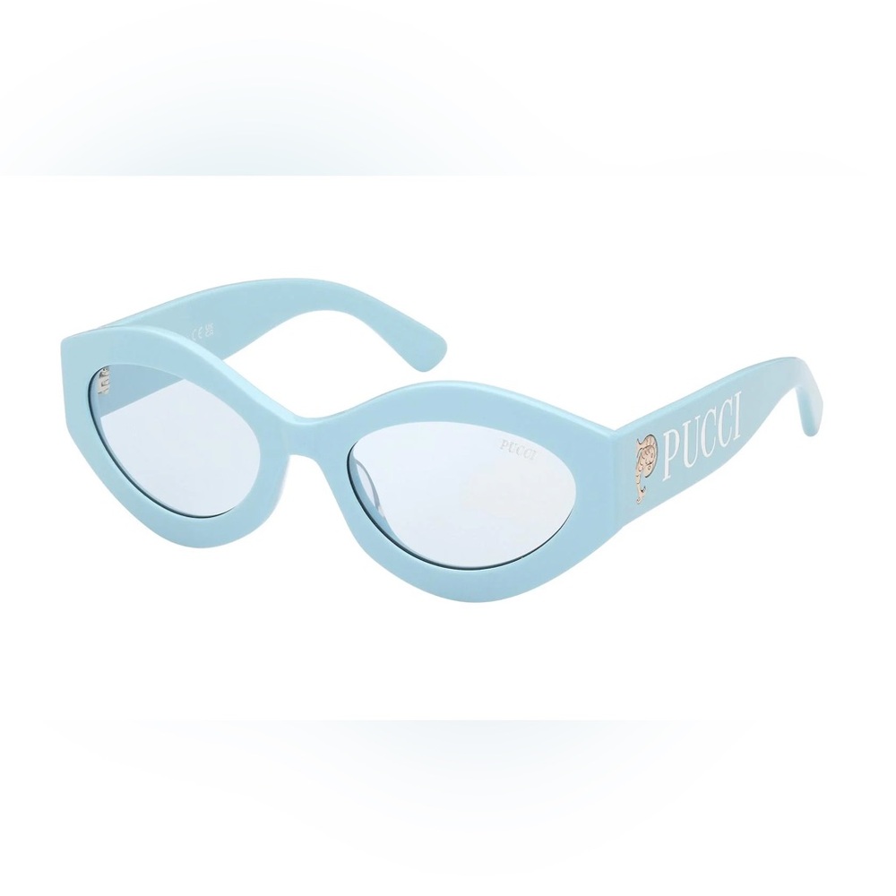 Pucci Light Blue Cat-Eye Sunglasses